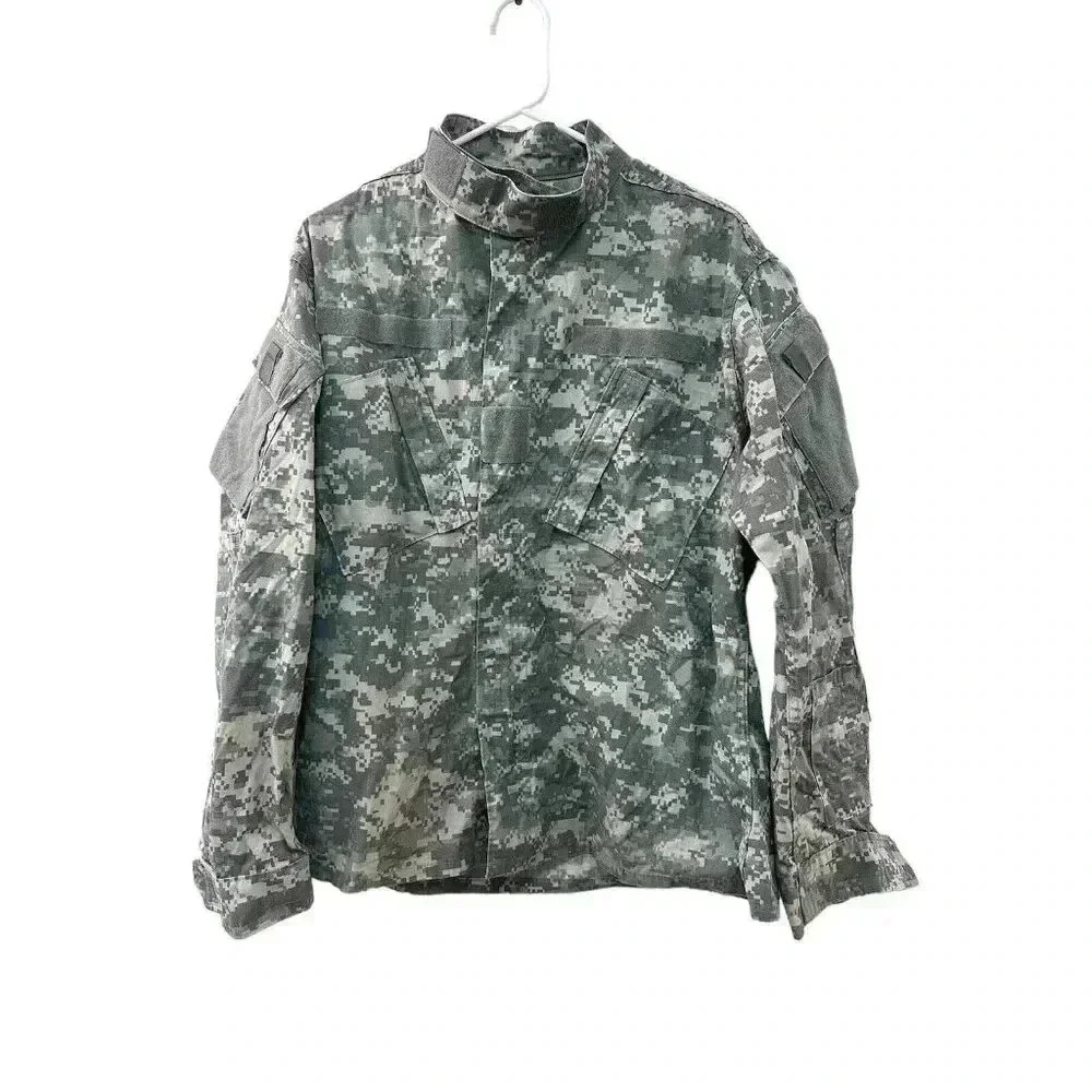 US Army Jacket Mens Size Medium M Reg Digital Camo Military Combat Uniform Coat